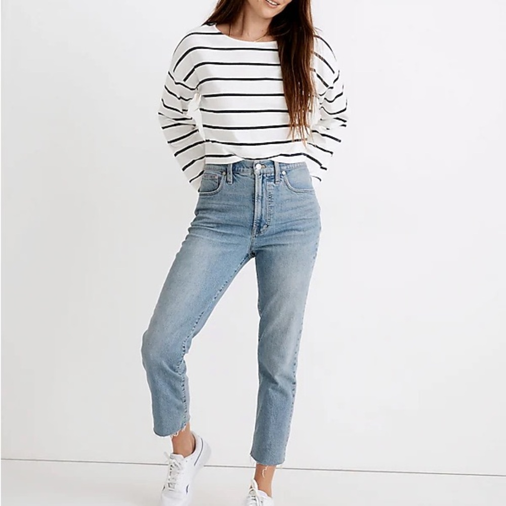 Madewell The Perfect Vintage Jean in Ellicott Wash light Wash Size 26 EUC Q0717